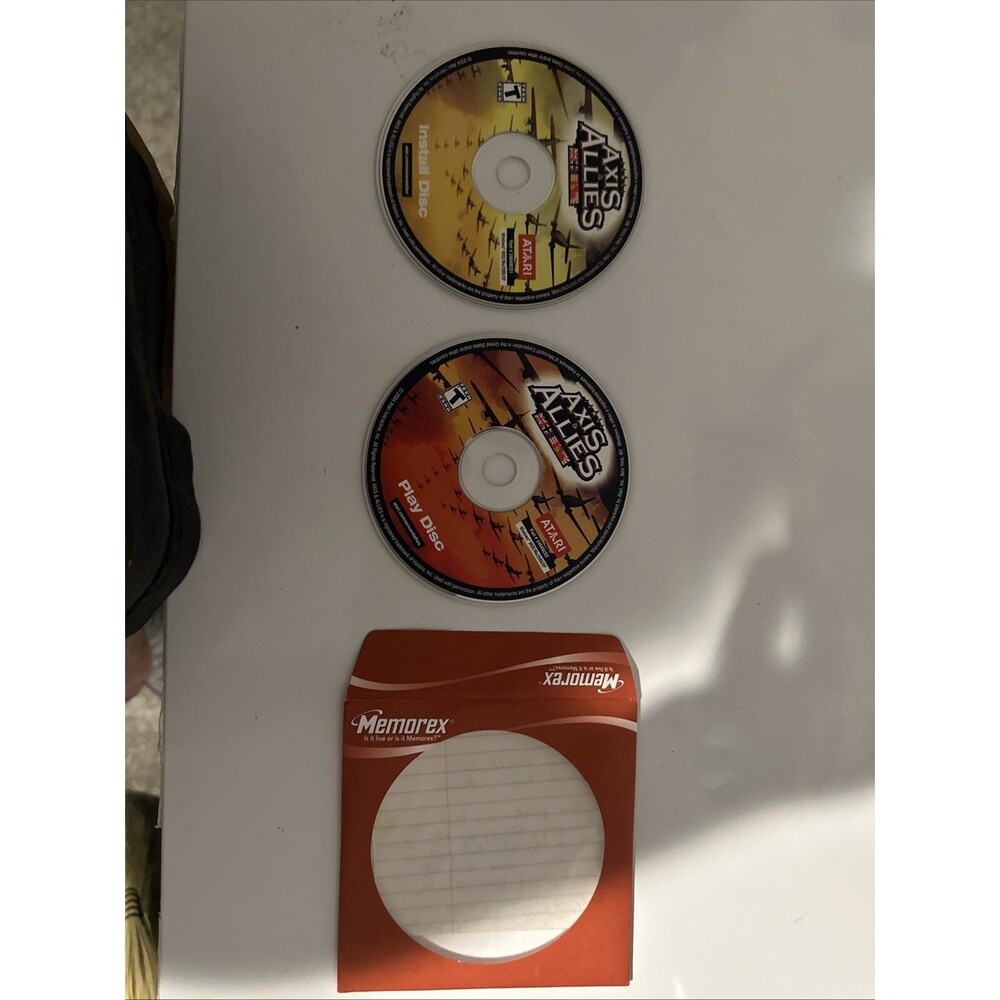 Axis & Allies PC-CD ROM  Play Disc ONLY - NO Key, CASE, MANUAL or BOOK